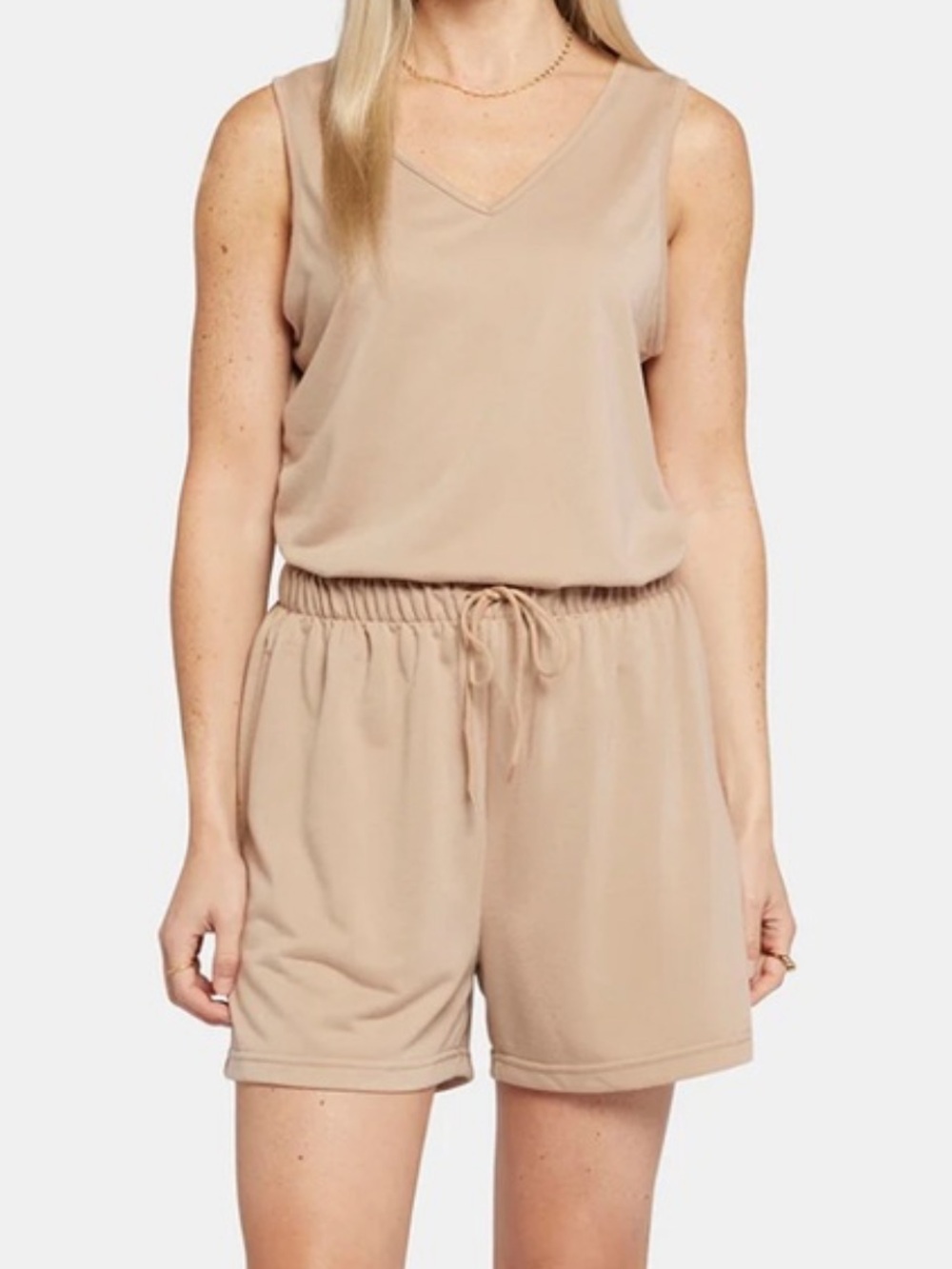 NEW NYDJ Loungewear Pajama Set Minimalist Tan Size L/XL